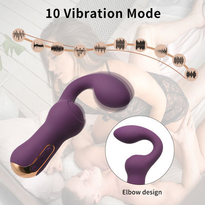 Los vibradores del punto de G del ABS del silicón codean el juguete del clítoris del sexo femenino del estimulador