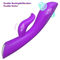 Púrpura del vibrador del sexo femenino del Massager IP65 de Clit del conejo del silicón